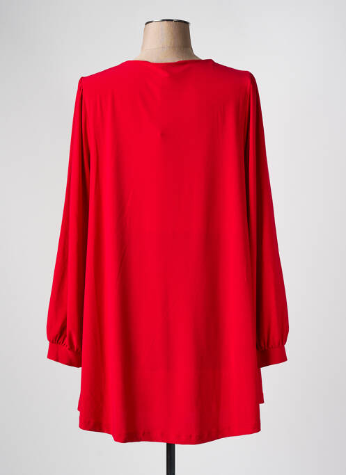 Tunică mâneci lungi roșu YOEK femeie