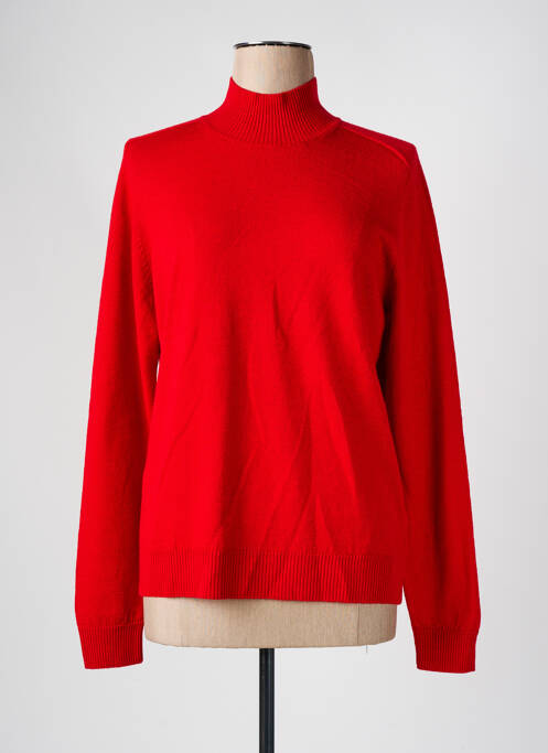 Pulover cu guler înalt roșu ESCORPION femeie