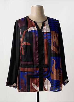 Tunică mâneci lungi negru FRANCE RIVOIRE femeie