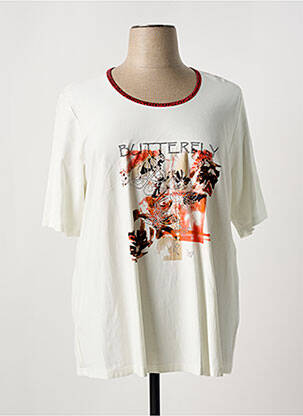 Tricou bej CHALOU femeie