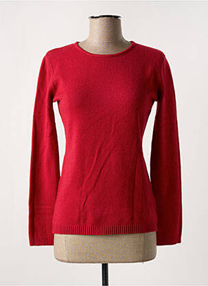 Pulover roșu COULEURS DU TEMPS femeie