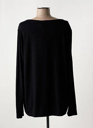 Top elasticitate mâneci lungi negru ELENA MIRO femeie
