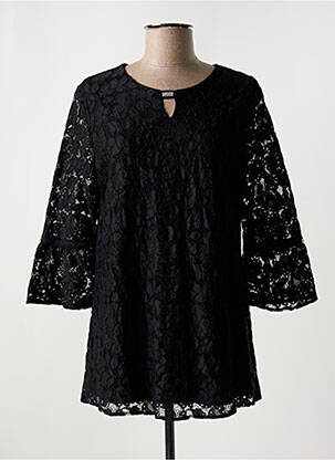 Tunică mâneci lungi negru FRANK WALDER femeie