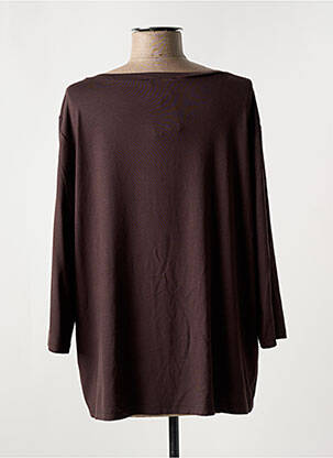 Tricou mâneci 3/4 mâneci 3/4 maro FRANK WALDER femeie