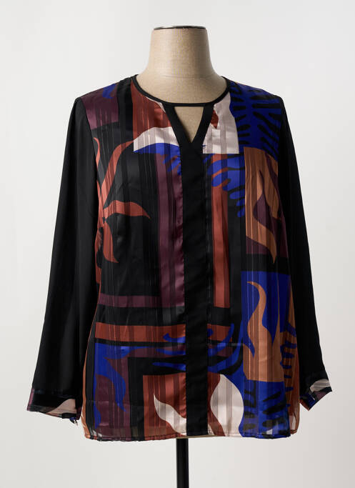 Tunică mâneci lungi negru FRANCE RIVOIRE femeie