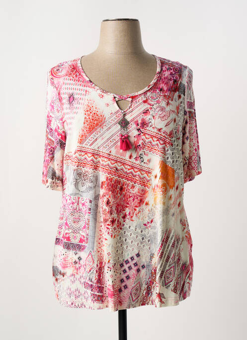 Tricou roz CHALOU femeie