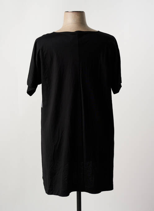 Tunică mâneci scurte negru FRANCK ANNA femeie