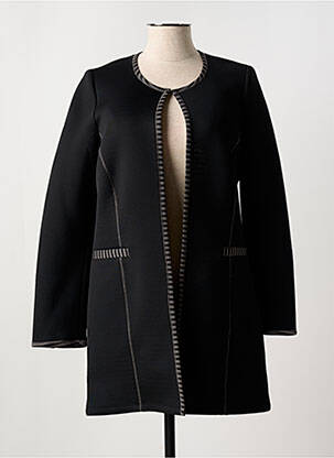 Palton lung negru MERI & ESCA femeie