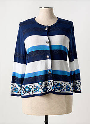 Vestă cu mâneci lungi albastru SAINT CHARLES femeie