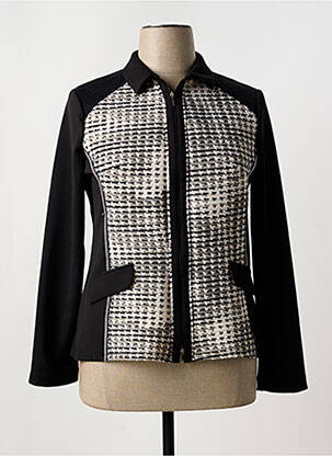 Jachete casual guler de bluză negru TINTA STYLE femeie