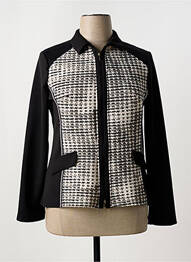Jachete casual guler de bluză negru TINTA STYLE femme
