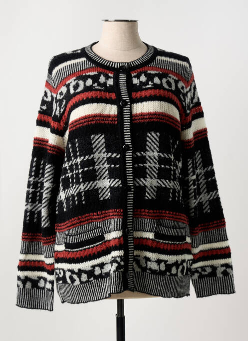 Vestă cu mâneci lungi elasticitate negru FRANK WALDER femme