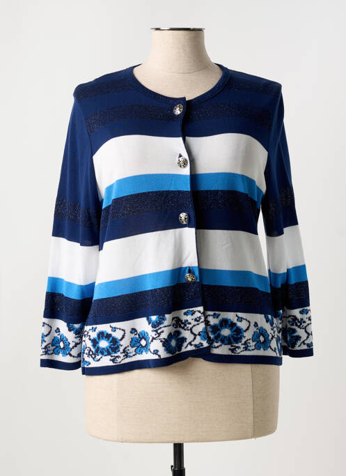 Vestă cu mâneci lungi albastru SAINT CHARLES femeie