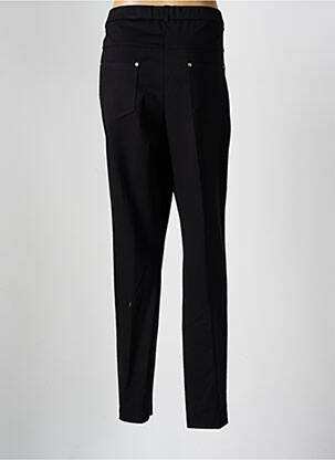 Pantalon slim talie elastică mărime normală negru FRANCE RIVOIRE femeie
