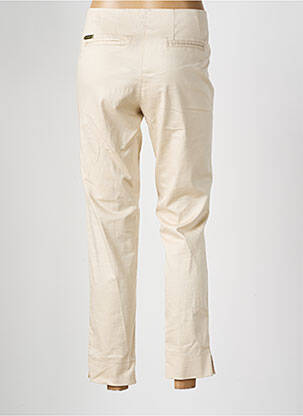 Pantalon 7/8 talie cu cleme mărime normală bej ESCORPION femeie