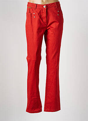 Blugi cu croială slim portocaliu THALASSA femeie