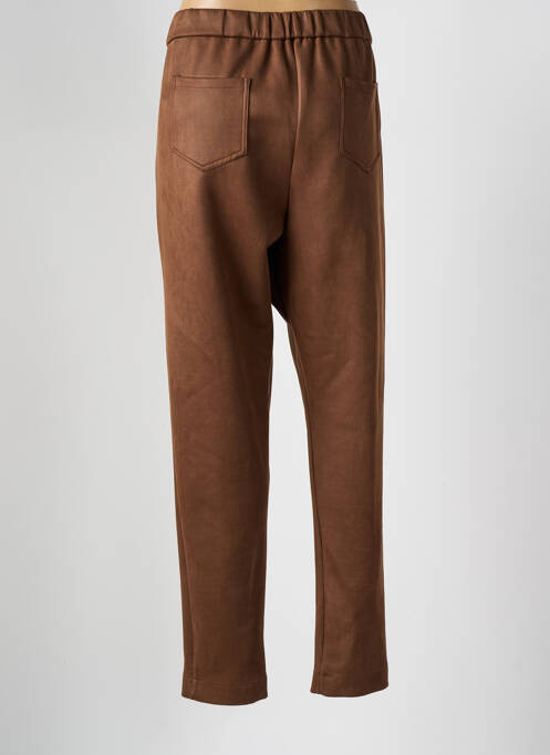 Pantalon chino maro FRANCK ANNA femeie