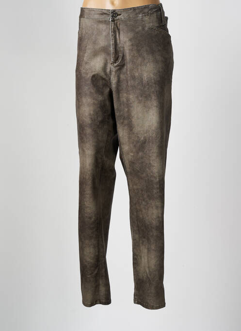 Pantalon slim verde FRED SABATIER femeie