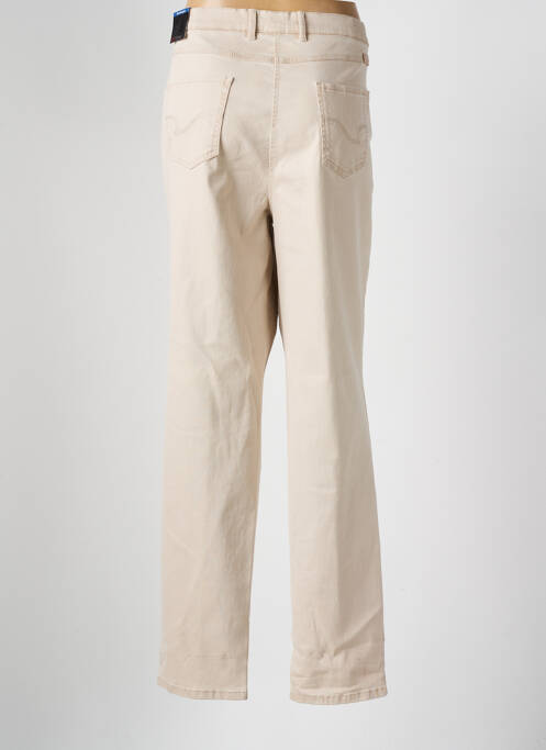 Blugi cu croială slim bej TONI femeie