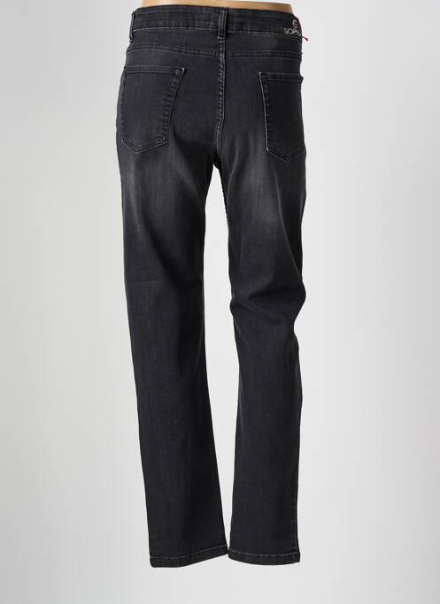 Blugi cu croială slim negru SOPHIA CURVY femeie