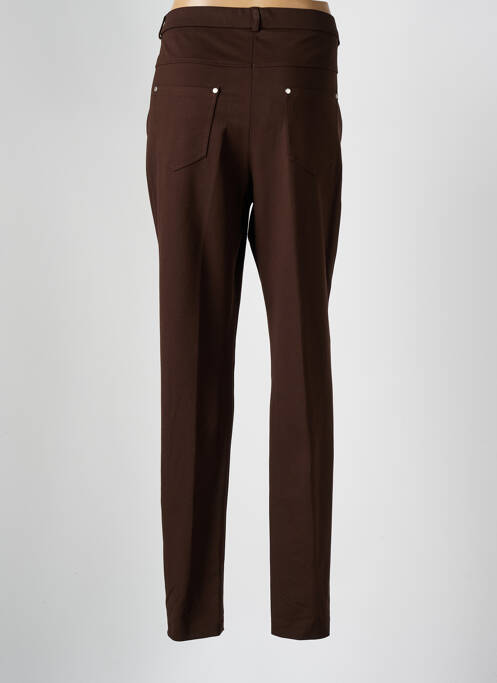 Pantalon slim maro FRANCE RIVOIRE femeie