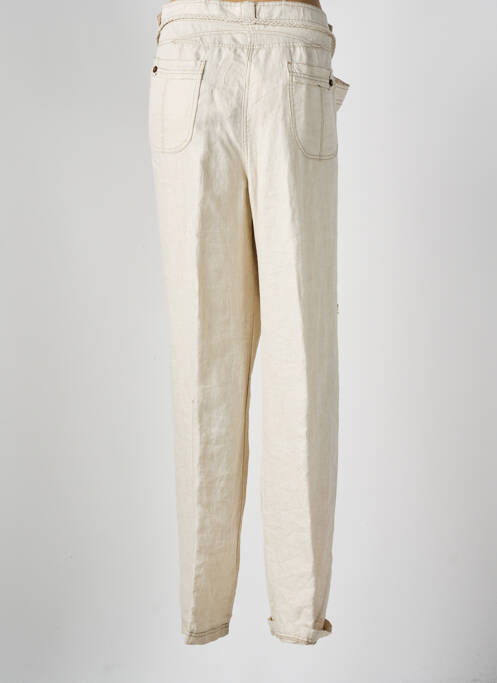 Pantalon drept bej FRED SABATIER femeie