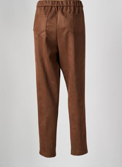 Pantalon slim maro FRANCK ANNA femeie