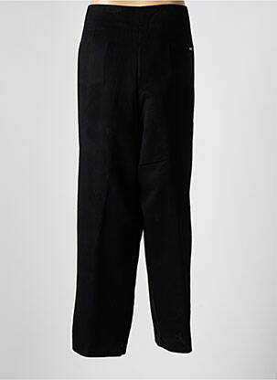 Pantalon drept țesătură poplin mărime normală negru ALICE ET BARNABE femeie