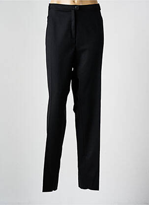 Pantalon slim talie elastică mărime normală negru CHRISTIAN MARRY femeie