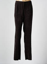 Pantalon slim talie elastică mărime normală negru GEVANA femme