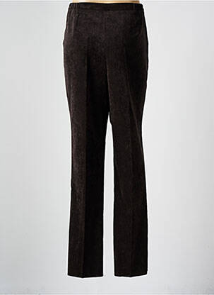Pantalon slim talie elastică mărime normală negru GEVANA femeie