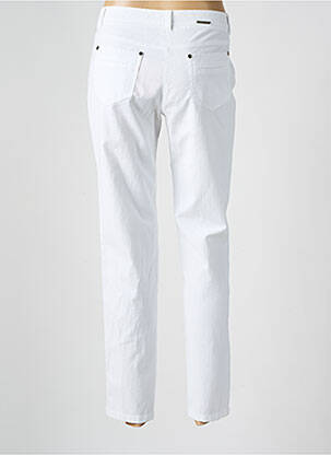 Pantalon slim elasticitate mărime normală alb DIVAS femeie