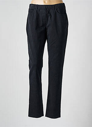 Pantalon drept elasticitate mărime normală negru FRANCE RIVOIRE femeie