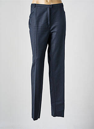 Pantalon slim talie elastică mărime normală albastru CHRISTIAN MARRY femeie