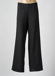 Pantalon drept țesătură crep mărime normală negru ANDAMIO femme