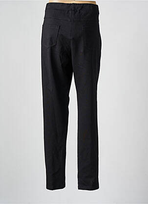 Pantalon slim talie elastică mărime normală negru FRANCE RIVOIRE femeie