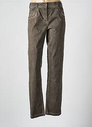 Pantalon drept elasticitate mărime normală maro SABATIER femme
