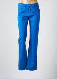 Pantalon drept elasticitate mărime normală albastru SABATIER femeie