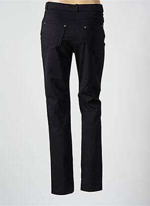Pantalon slim talie elastică mărime normală negru FRANCE RIVOIRE femeie