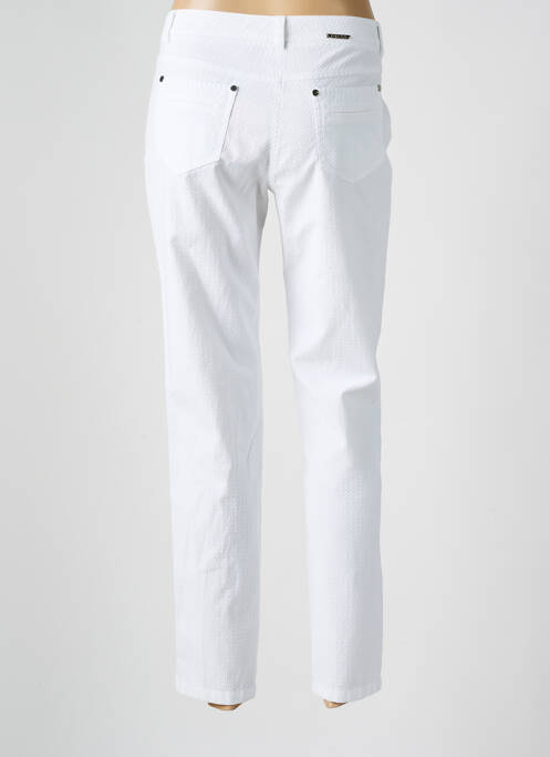 Pantalon slim alb DIVAS femeie