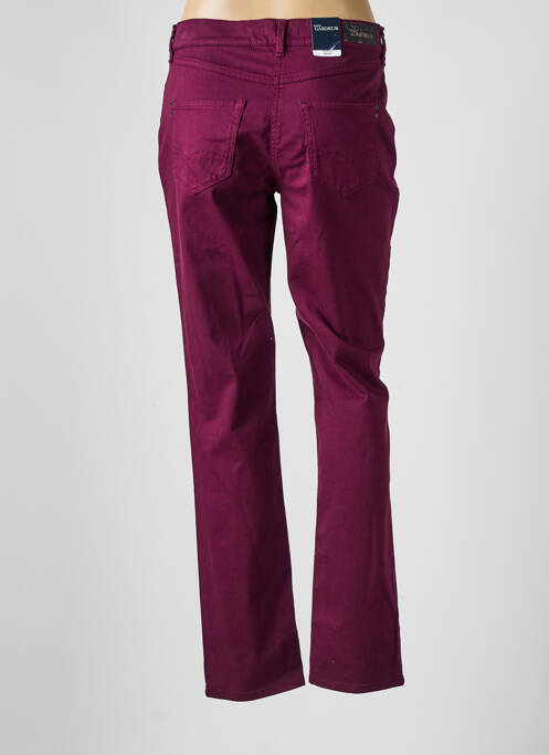 Pantalon slim violet ATELIER GARDEUR femeie