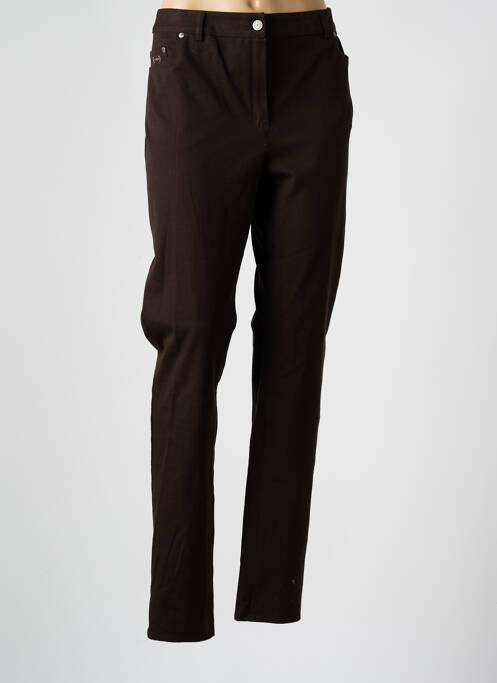 Pantalon slim maro CHRISTIAN MARRY femeie