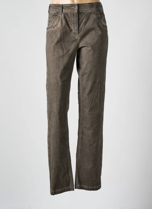 Pantalon drept maro SABATIER femeie