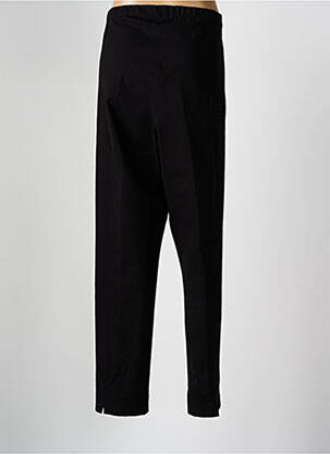 Pantalon drept talie elastică negru SOPHIA CURVY femeie