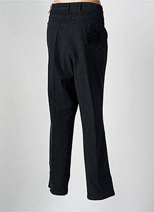 Pantalon drept închidere cu fermoar sub clapetă cu nasturi gri TONI femeie