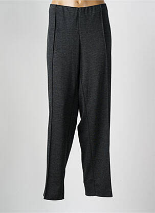 Pantalon drept talie elastică gri SOMMERMANN femeie