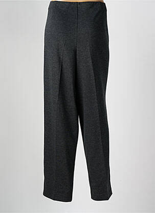 Pantalon drept talie elastică gri SOMMERMANN femeie