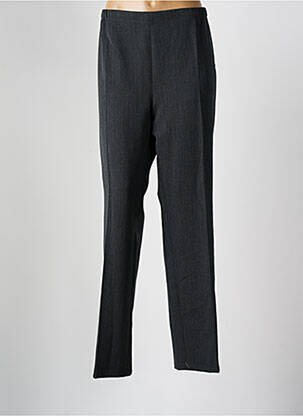 Pantalon drept talie elastică gri FRANCE RIVOIRE femeie