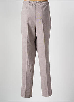 Pantalon drept talie elastică gri FRANCE RIVOIRE femeie