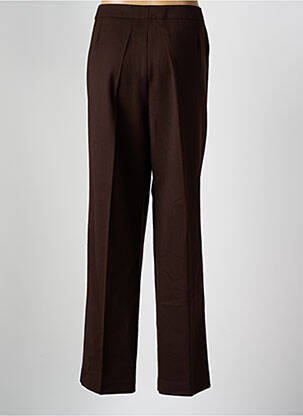 Pantalon drept talie elastică maro GERARD PASQUIER femeie